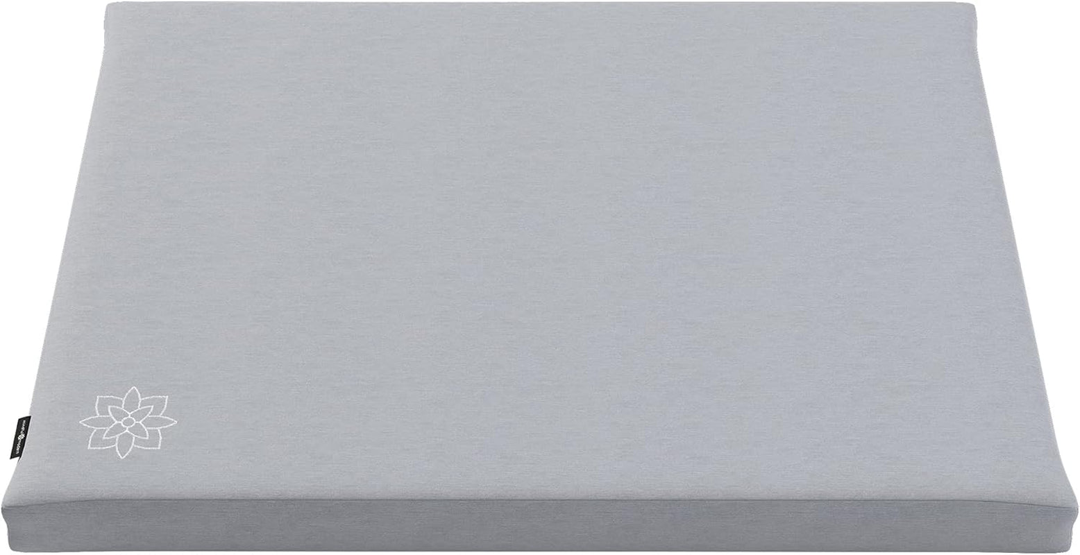 Mindful & Modern Zabuton Meditation Mat — Cotton-Filled Floor Cushion