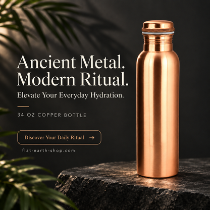 34oz copper water bottle