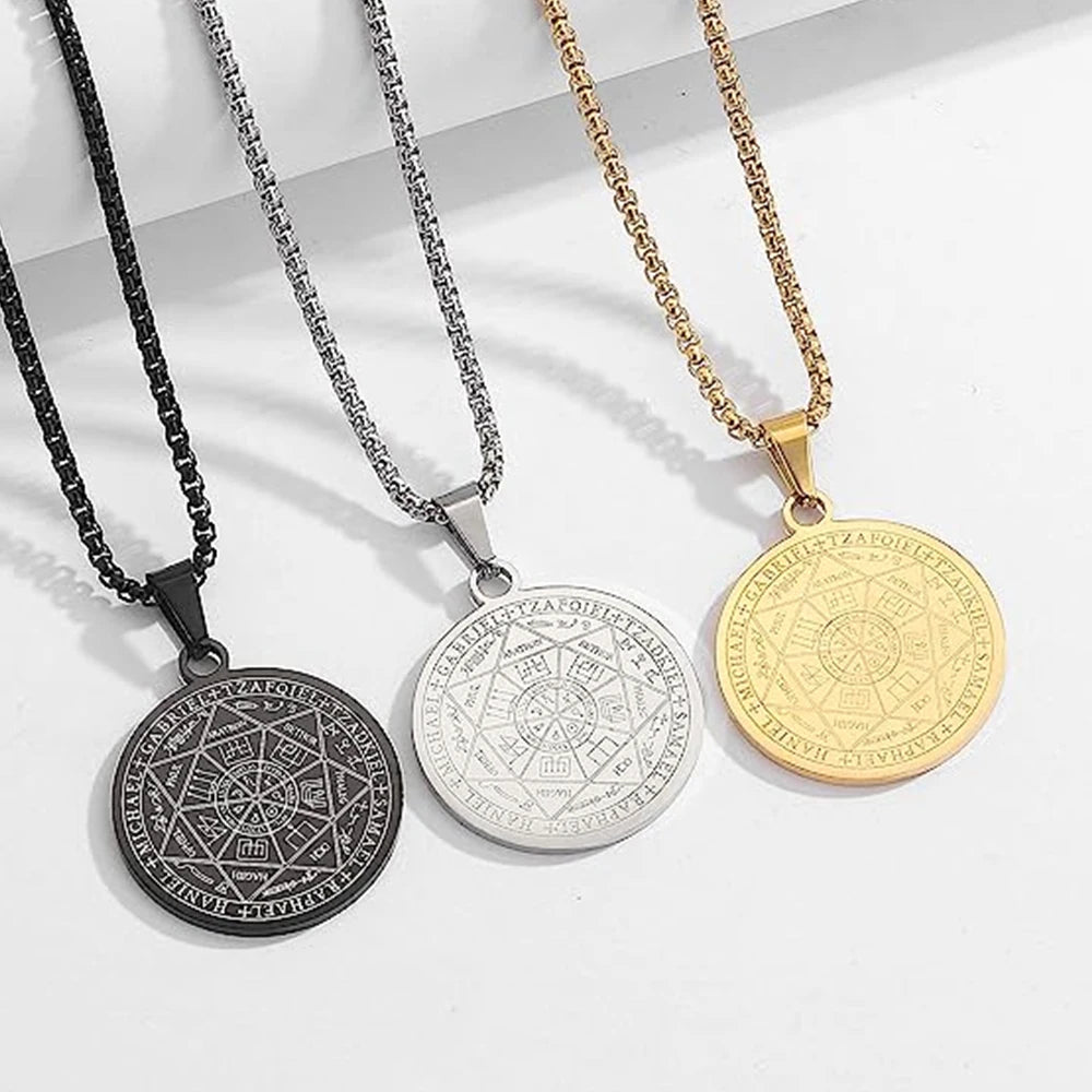 Seal of the 7 Archangels Pendant — Spiritual Talisman for Divine Protection & Higher Guidance