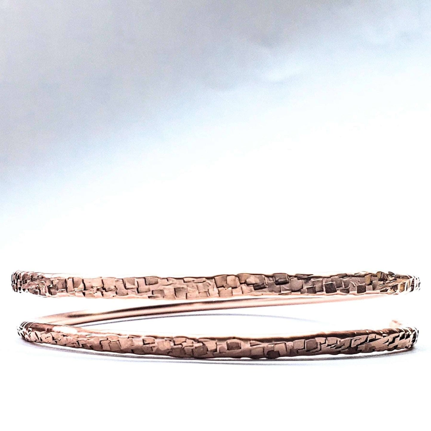 Full Overlap Copper Bangle