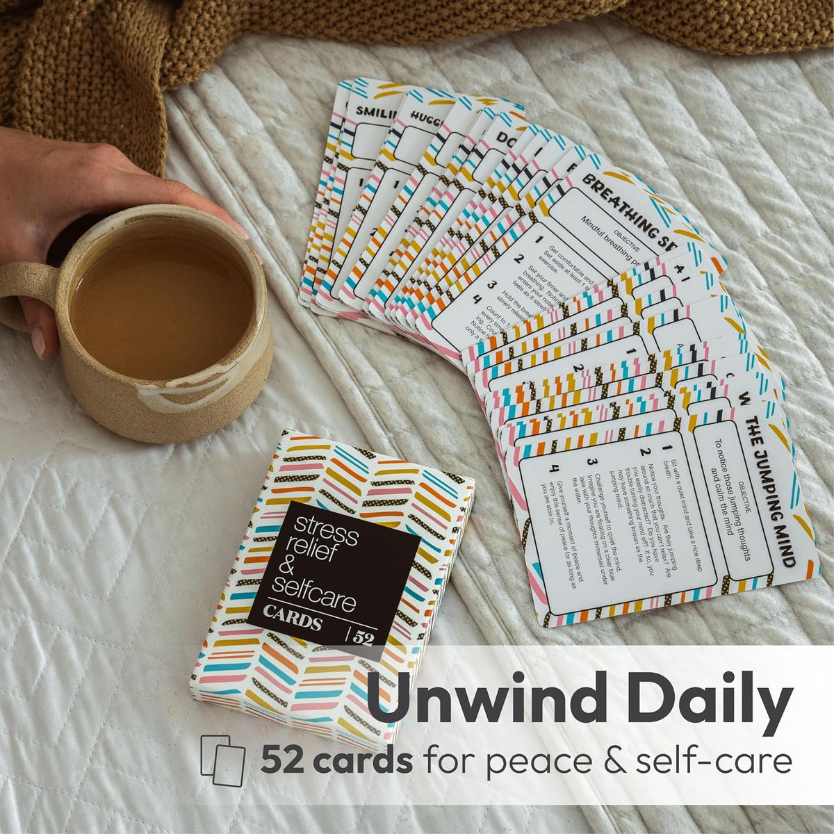 Mindfulness & Self-Care Cards — Mindful Pause | 52 Exercises