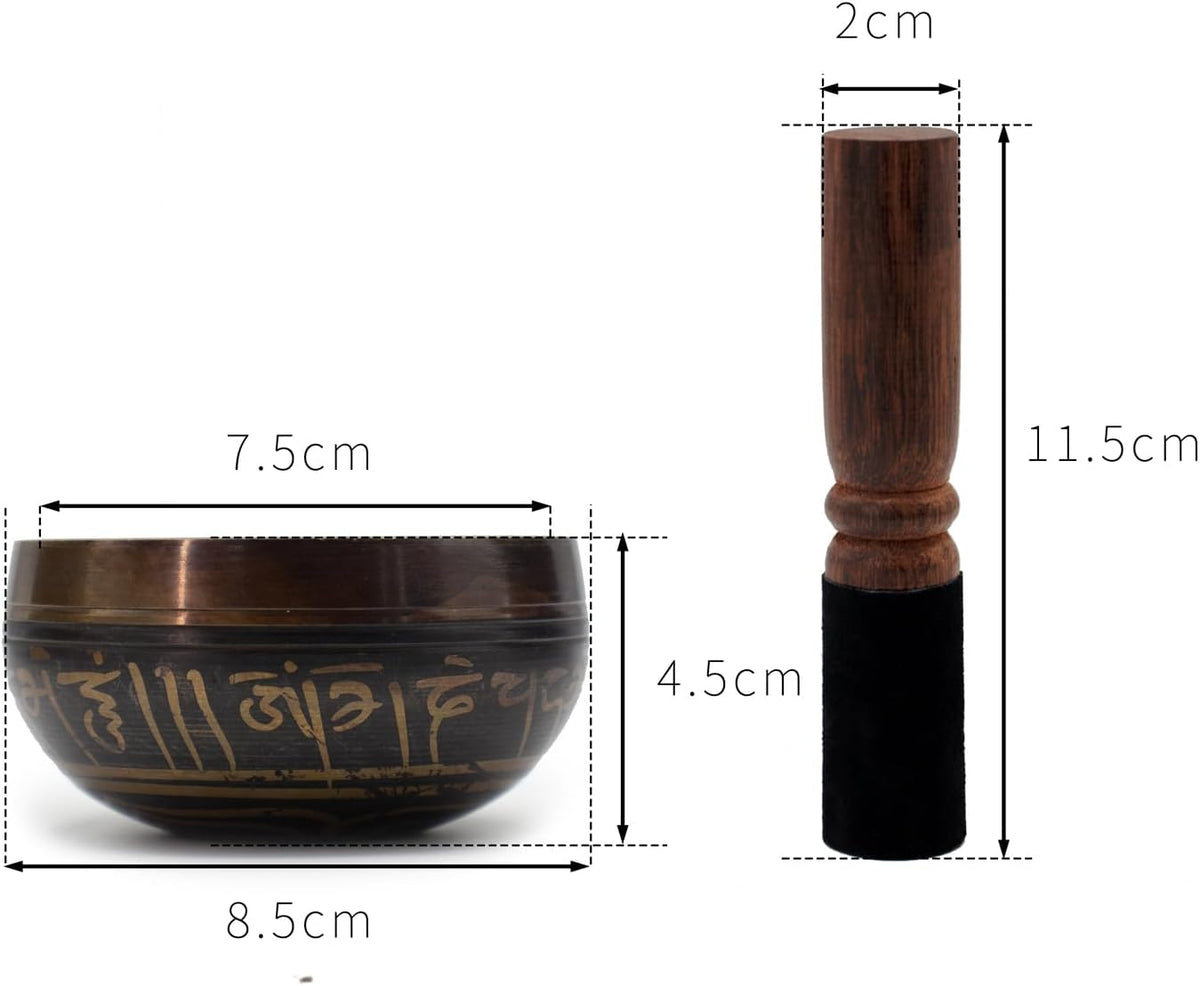 Tibetan Singing Bowl — Travelling Tone | 3.15 Inch
