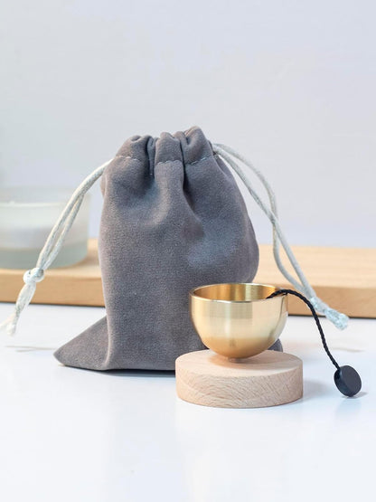 Mini Brass Singing Bowl — Pocket Pause | 4 cm
