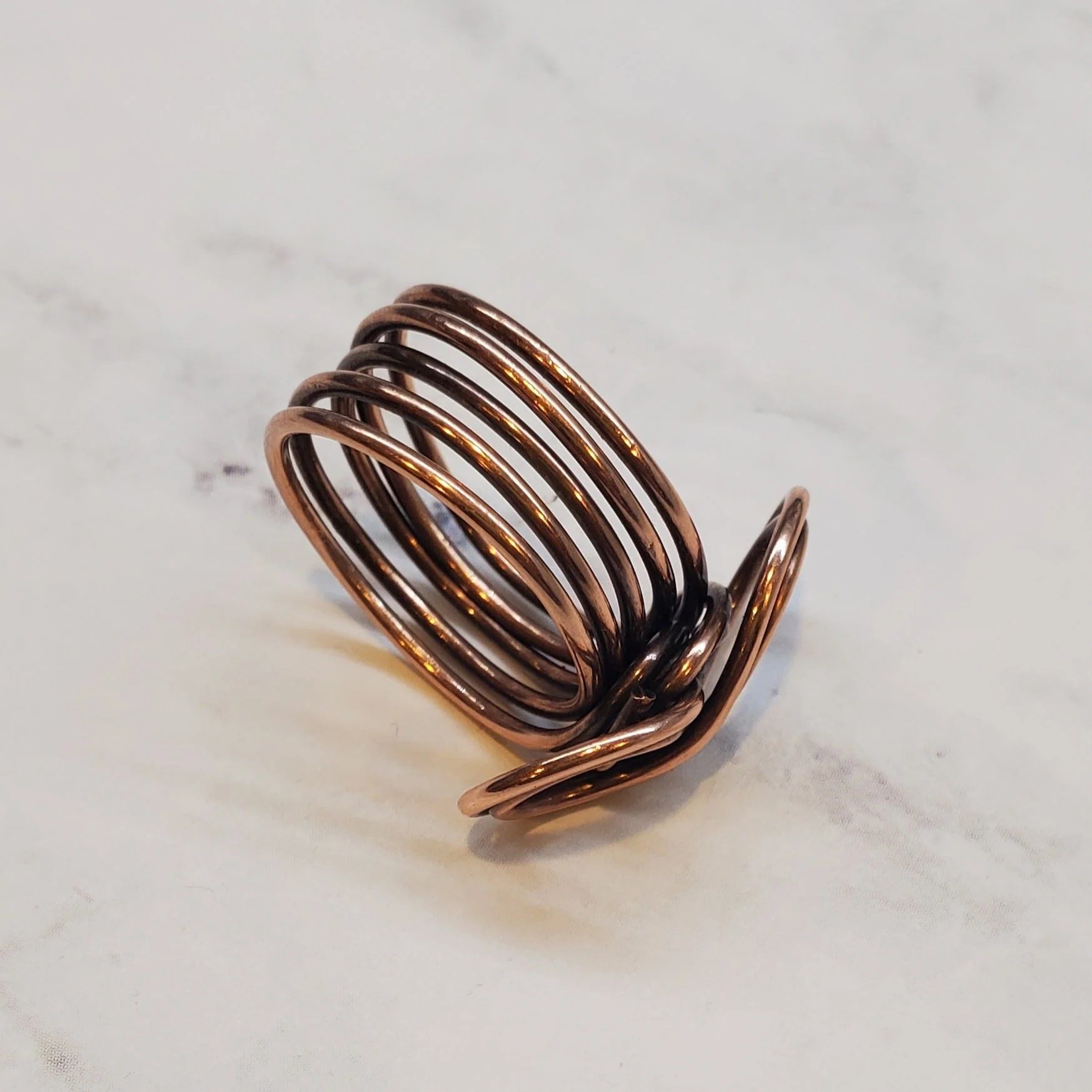 Copper Eternity Ring – Handcrafted Symbol of Infinite Connection
