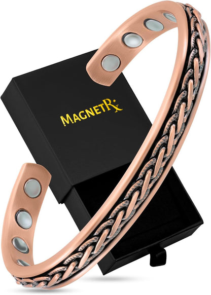 Twisted Magnetic Copper Cuff – Balance, Energy & Style