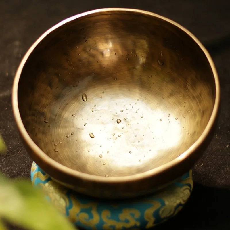 Nepalese Buddha Singing Bowl — Large Handmade Sound Healing Instrument for Deep Meditation, Chakra Balancing & Energy Work