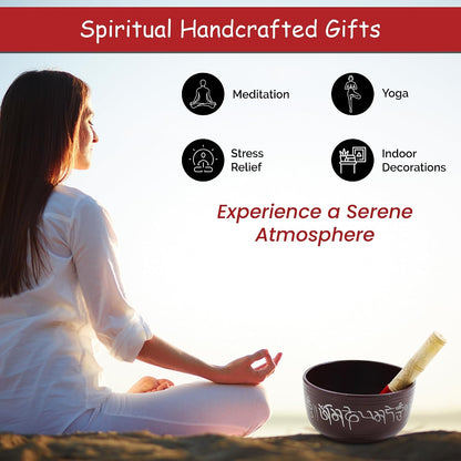 Tibetan Singing Bowl — Earth Song | Brown