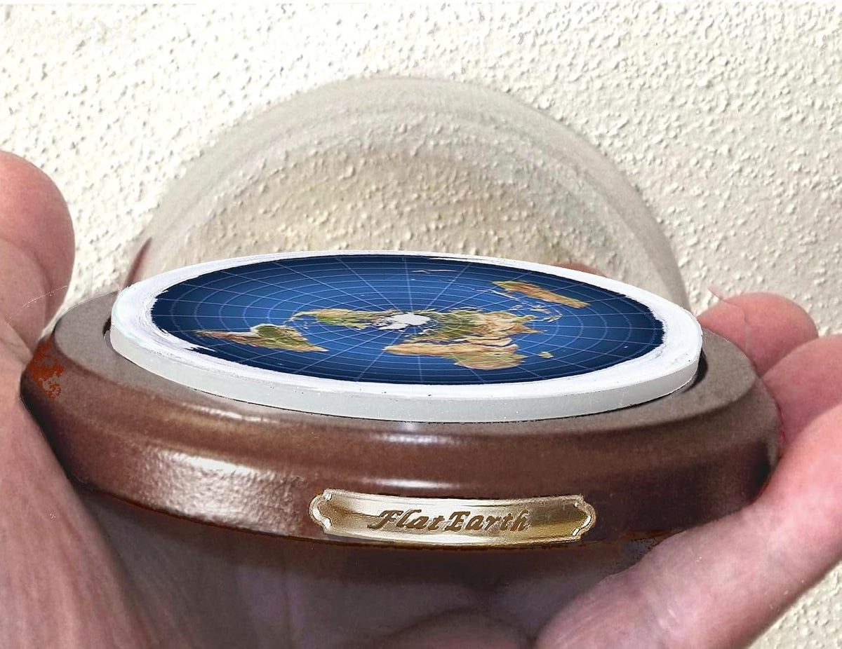 Flat Earth Map Dome Display Model