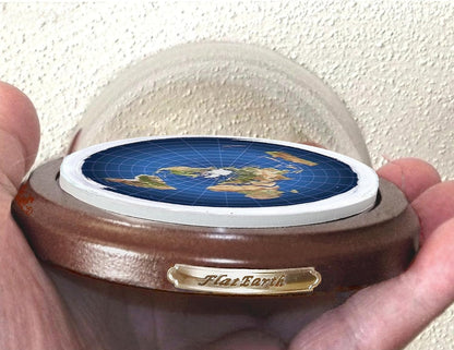 Flat Earth Map Dome Display Model