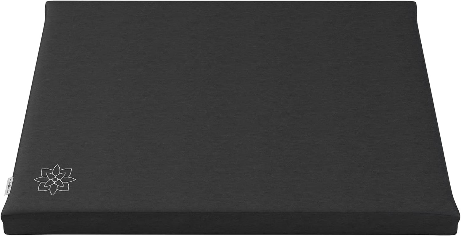 Mindful & Modern Zabuton Meditation Mat — Cotton-Filled Floor Cushion