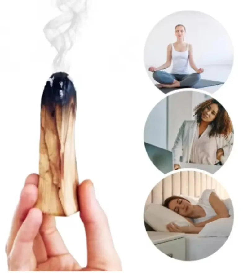 Palo Santo Natural Incense Sticks — High-Resin Aromatherapy for Meditation, Cleansing & Sacred Rituals