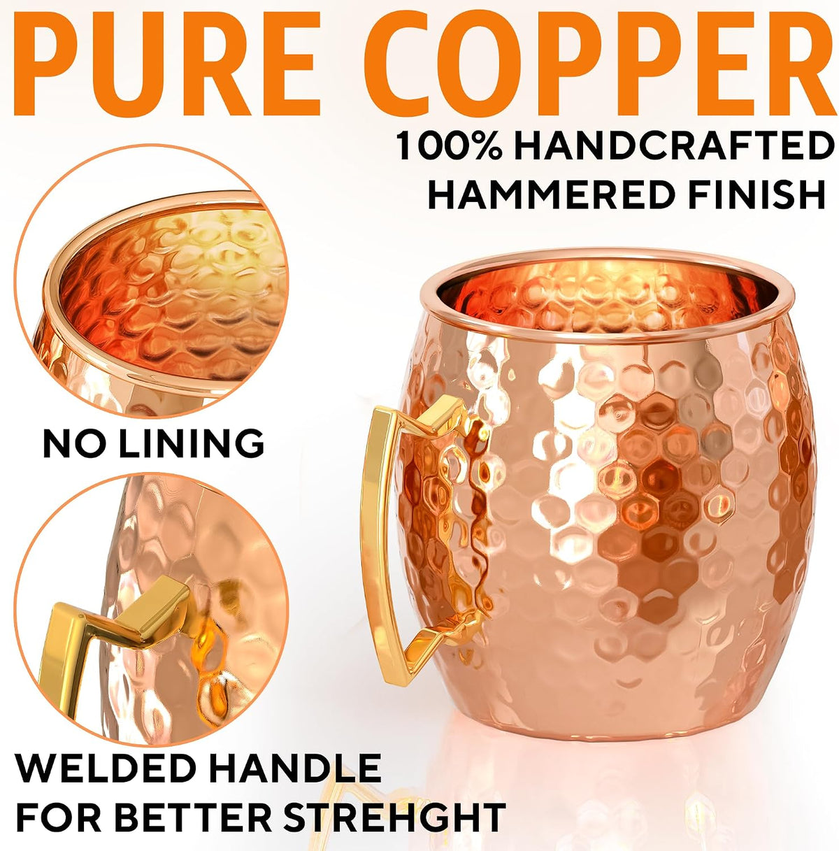 Copper Mug Gift Set — Shared Ritual | 2 × 16 oz