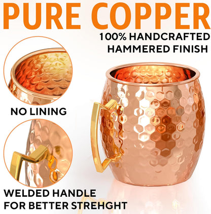 Copper Mug Gift Set — Shared Ritual | 2 × 16 oz