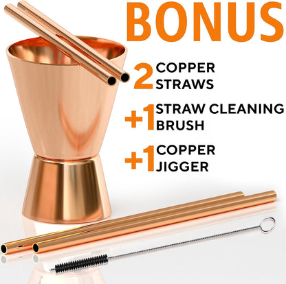 Copper Mug Gift Set — Shared Ritual | 2 × 16 oz