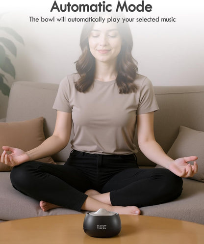 Portable Electronic Tibetan Singing Bowl — 8 Healing Frequencies (396–963Hz)