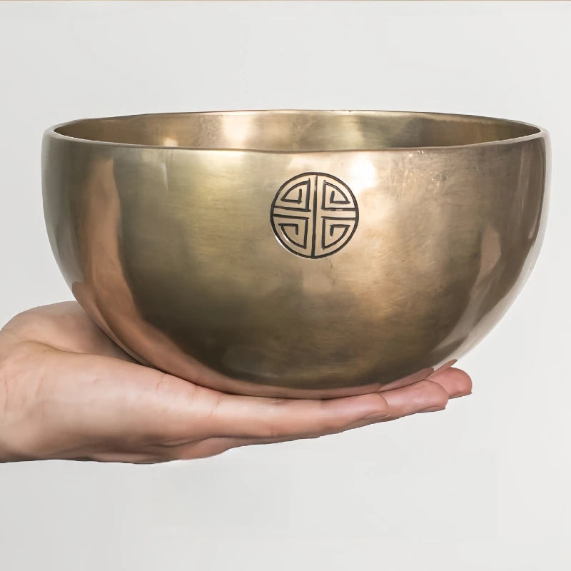 Sacred Copper Singing Bowl — Nepalese Sound Healing Instrument for Meditation & Mindful Living