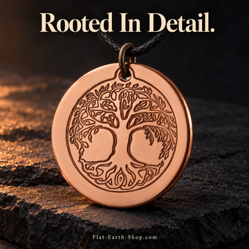 Copper Tree of Life necklace at Flat Earth Shop