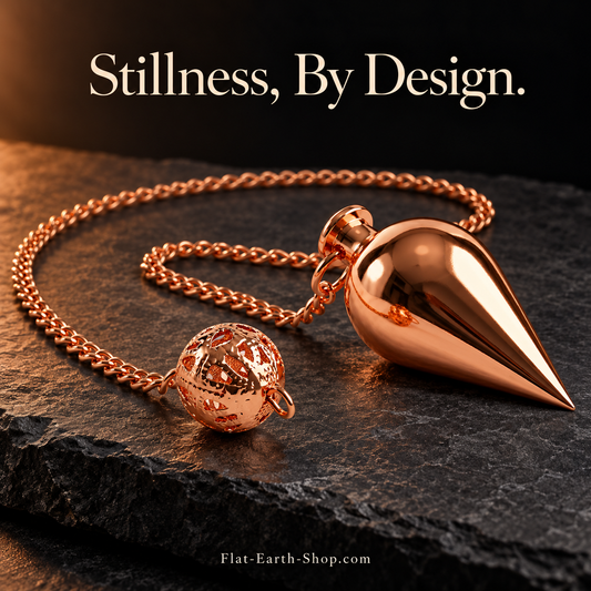Copper Spiral Cone Pendulum — Dowsing & Meditation — hero view with a dark backdrop.