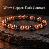 Pure Copper Magnetic Bracelet — hero view with a dark backdrop.
