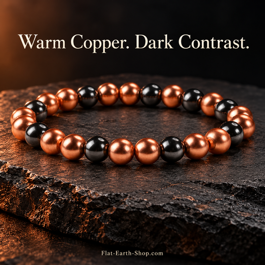 Pure Copper Magnetic Bracelet — hero view with a dark backdrop.