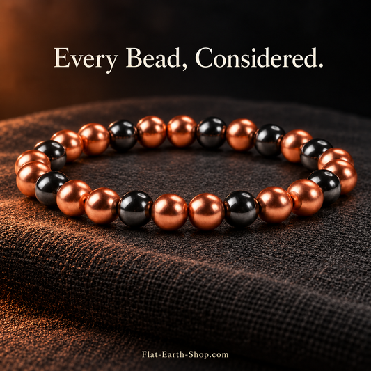 Pure Copper Magnetic Bracelet — second view with a dark backdrop.