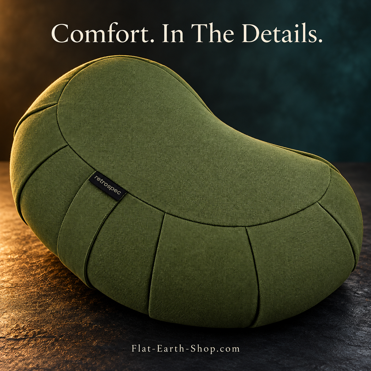 Sedona Zafu Meditation Cushion — Align Body, Mind & Spirit — complementary dark product view