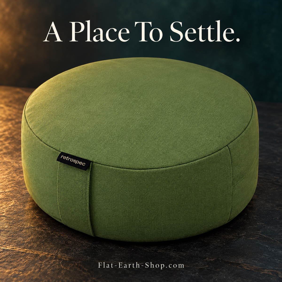 Sedona Zafu Meditation Cushion — Sacred Support for Stillness — complementary dark product view