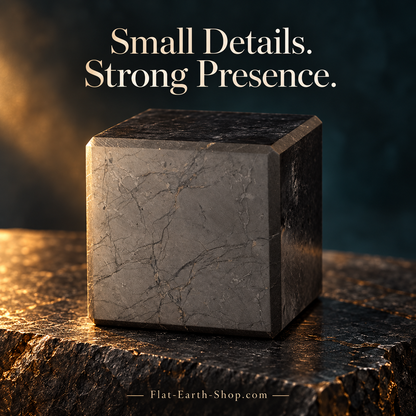 Authentic Shungite Cube — complementary dark product view