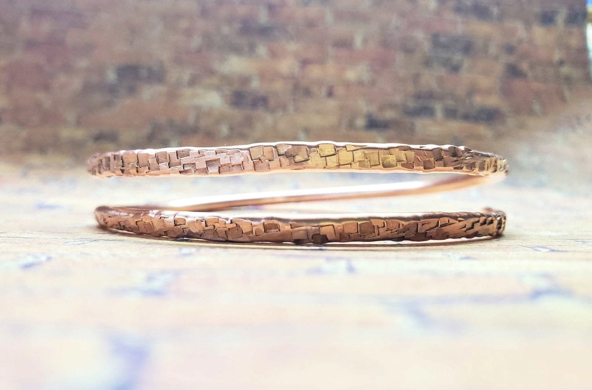 Full Overlap Copper Bangle