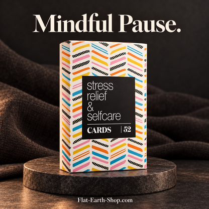 Mindfulness & Self-Care Cards — Mindful Pause | 52 Exercises — dark studio view 2