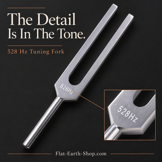 528Hz Tuning Fork Set — With Hammer & Storage Pouch