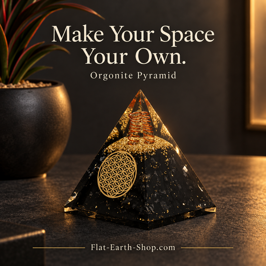 Black Tourmaline Orgonite Pyramid & Pendant Set