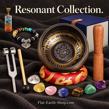resonant collection singing bowl set in dark studio