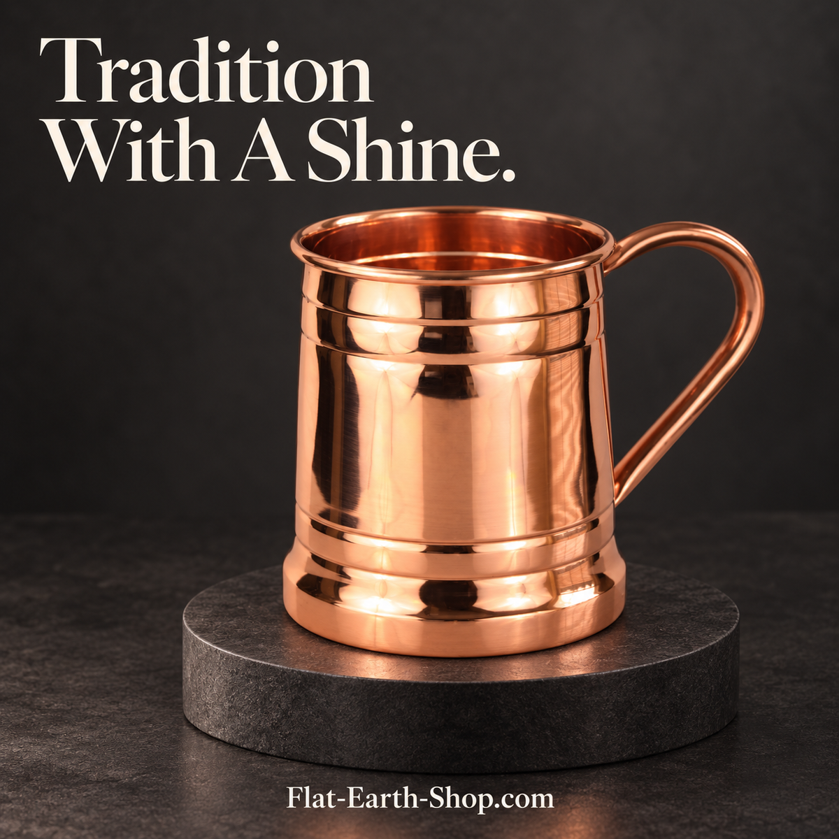 Pure Copper Moscow Mule Mug — Classic Tankard Design