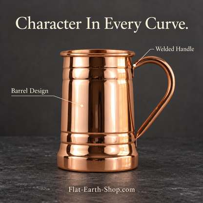 Pure Copper Moscow Mule Mug — Classic Tankard Design