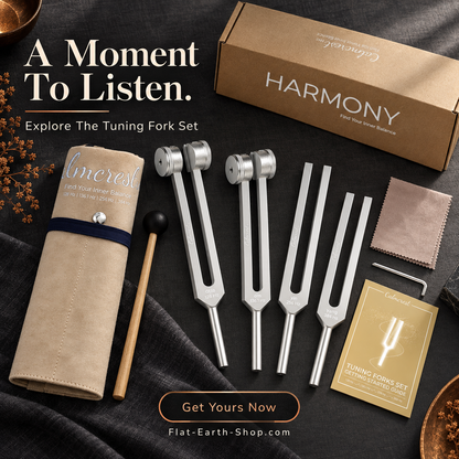 Four-tone tuning fork set