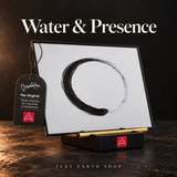 water and presence in a dark FES studio setting