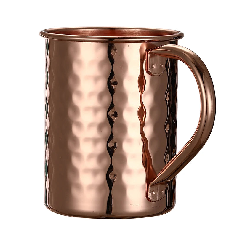 4PCS 100% Pure Copper Moscow Mule Mug for a Moscow Mule or Any Vodka Based Drink