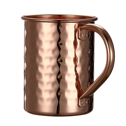 4PCS 100% Pure Copper Moscow Mule Mug for a Moscow Mule or Any Vodka Based Drink