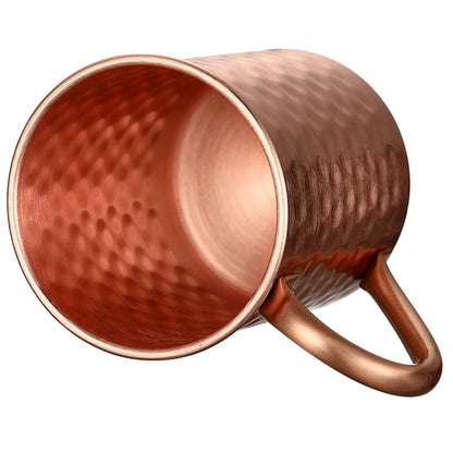 4PCS 100% Pure Copper Moscow Mule Mug for a Moscow Mule or Any Vodka Based Drink
