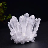 50-400G Natural White Crystal Cluster Quartz Crystal Health Healing Reiki Stone Raw Point Specimen Home Decor Raw Crystals