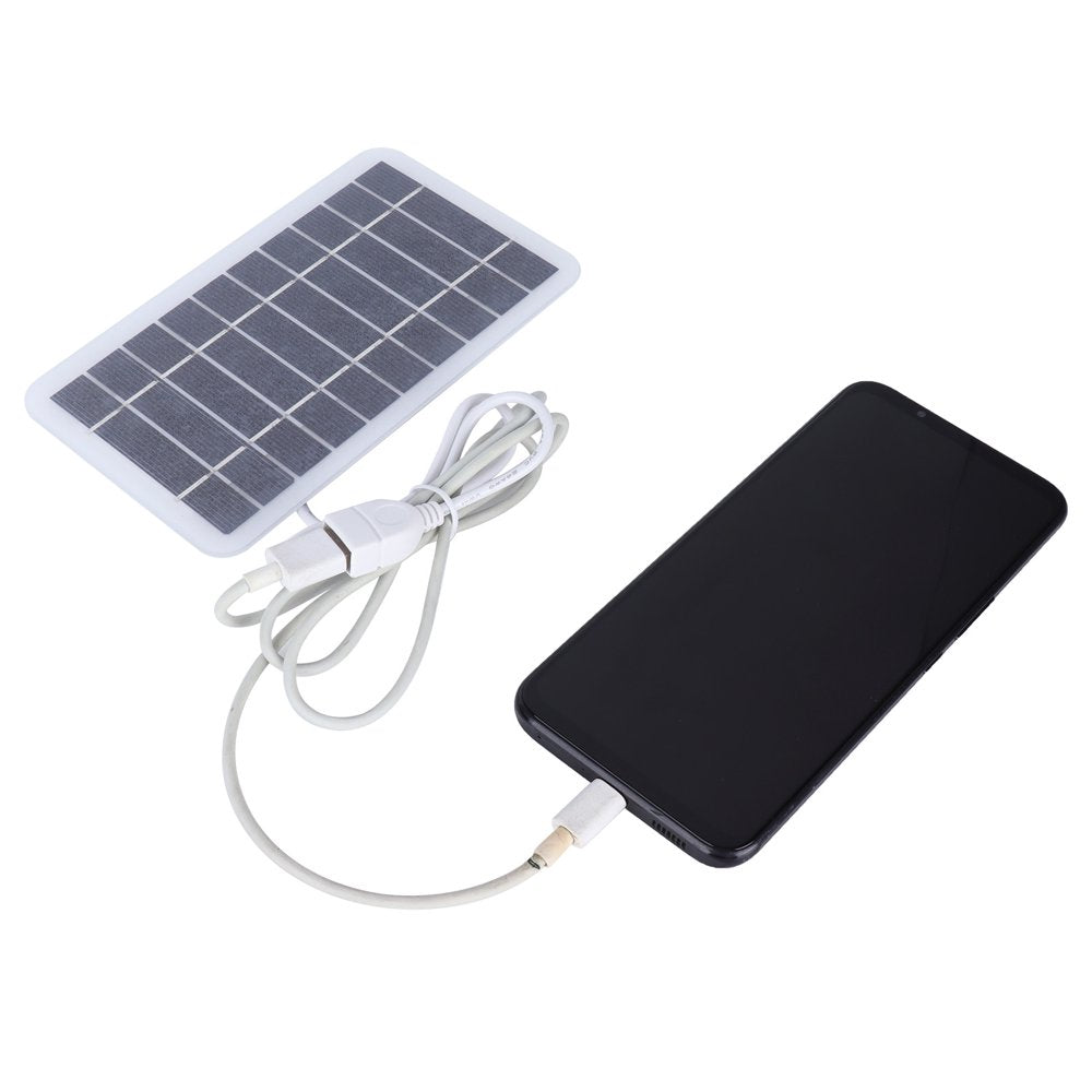 Solar Panel Charger,Solar Panel,2W 5V Polycrystalline Silicon Solar Panel Outdoor Solar Battery Charger Mobile Power Supply for Charging Mobile Phone