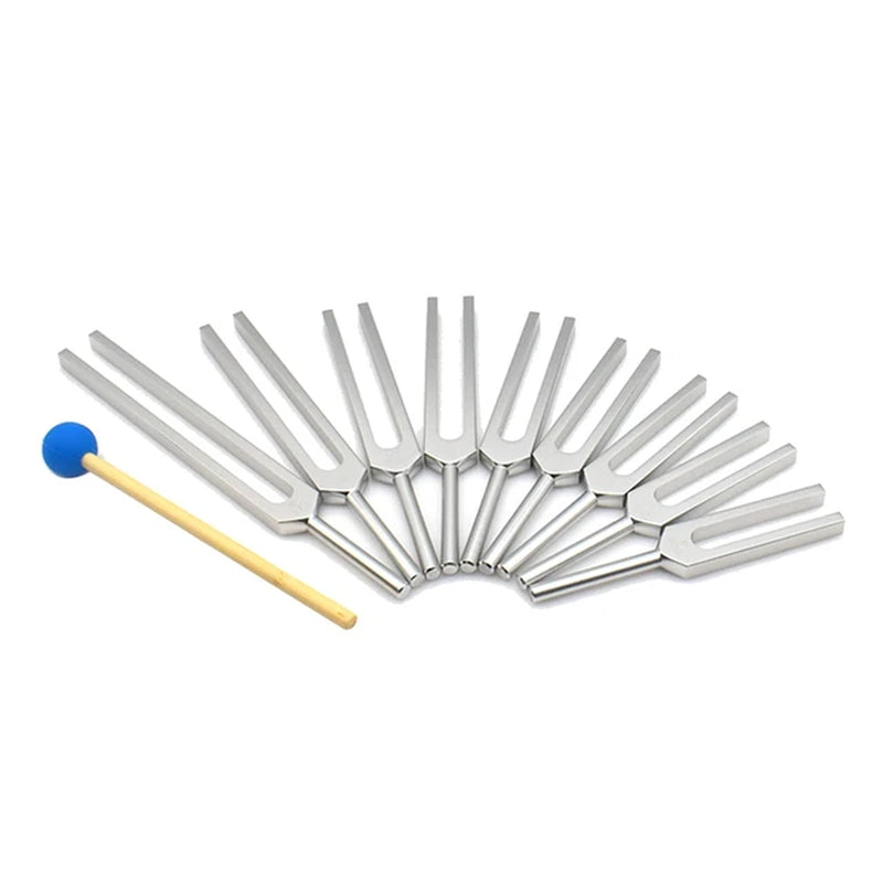 Tuning Fork Set - 9 Tuning Forks for Healing Chakra Sound Therapy Keep Body,Mind and Spirit in Perfect Harmony