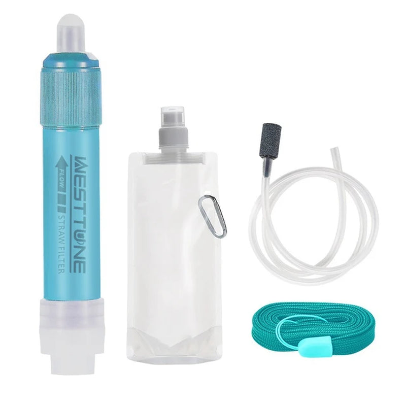 Westtune Mini Camping Water Filter Straw: Essential Survival Tool for Clean Drinking Water in Emergency Situations