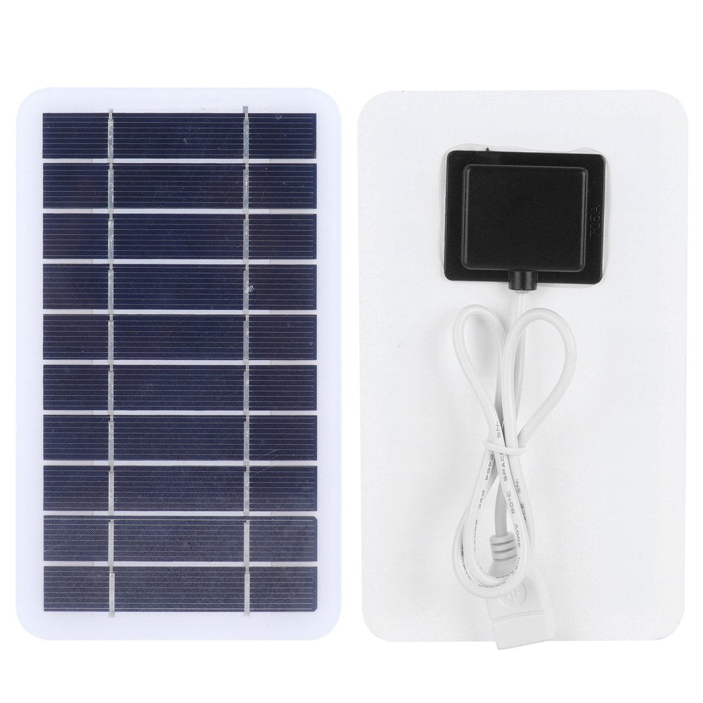 Solar Panel Charger,Solar Panel,2W 5V Polycrystalline Silicon Solar Panel Outdoor Solar Battery Charger Mobile Power Supply for Charging Mobile Phone