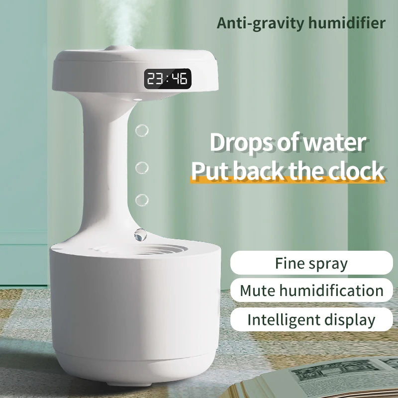 LevityH2O Anti-Gravity Humidifier: Ultrasonic Cool Mist for a Soothing Ambiance