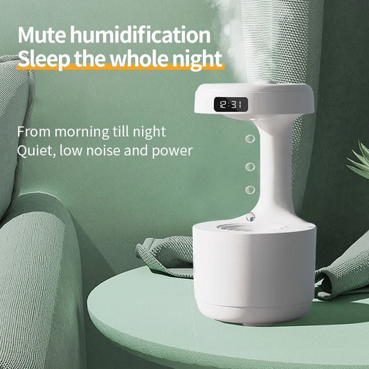 LevityH2O Anti-Gravity Humidifier: Ultrasonic Cool Mist for a Soothing Ambiance