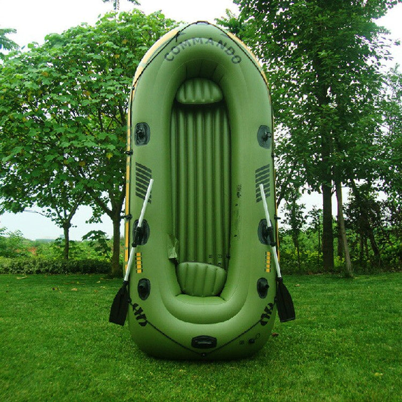 Thickened Drifting Boat Kayaking Outdoor Lake Fishing Inflatable Boat with Cushion