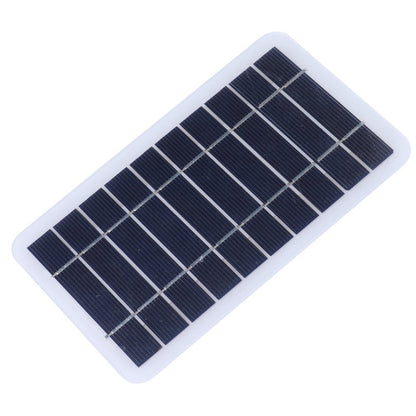 Solar Panel Charger,Solar Panel,2W 5V Polycrystalline Silicon Solar Panel Outdoor Solar Battery Charger Mobile Power Supply for Charging Mobile Phone