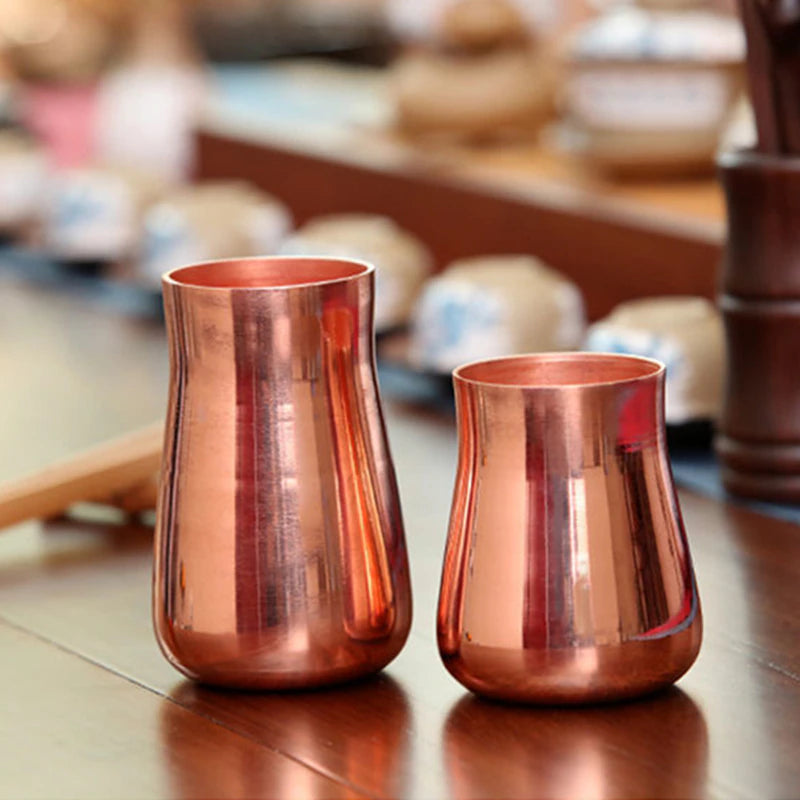 Handcrafted Pure Copper Beer Milk Mug Creative Vintage Thickened Moscow Water 350 Ml Breakfast Cup Moscow Drinkware Tableware